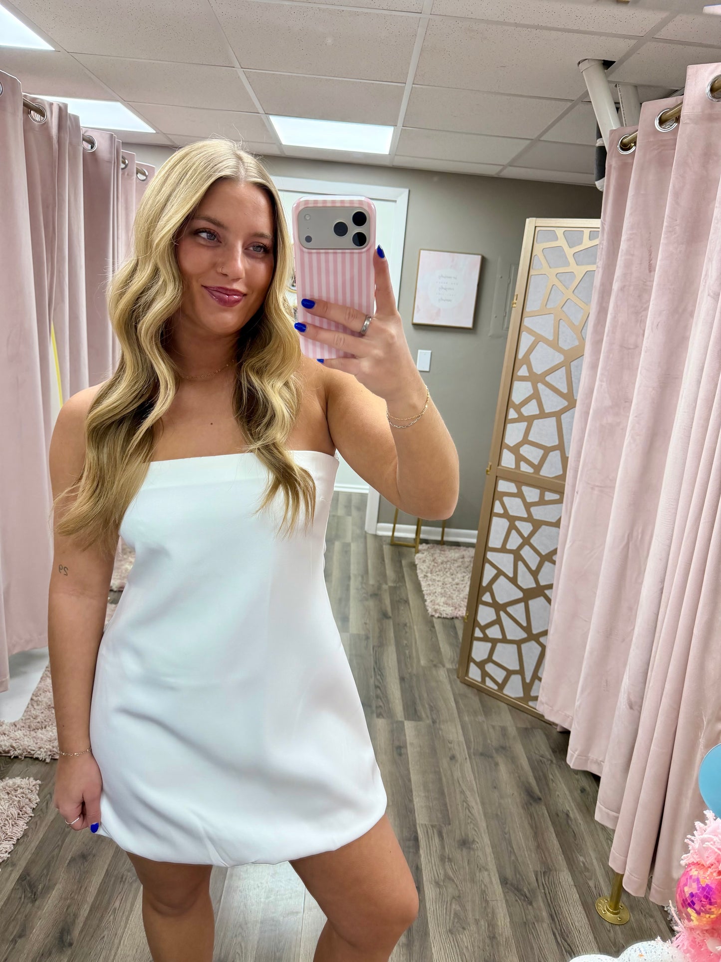 Chic Bubble Mini Dress