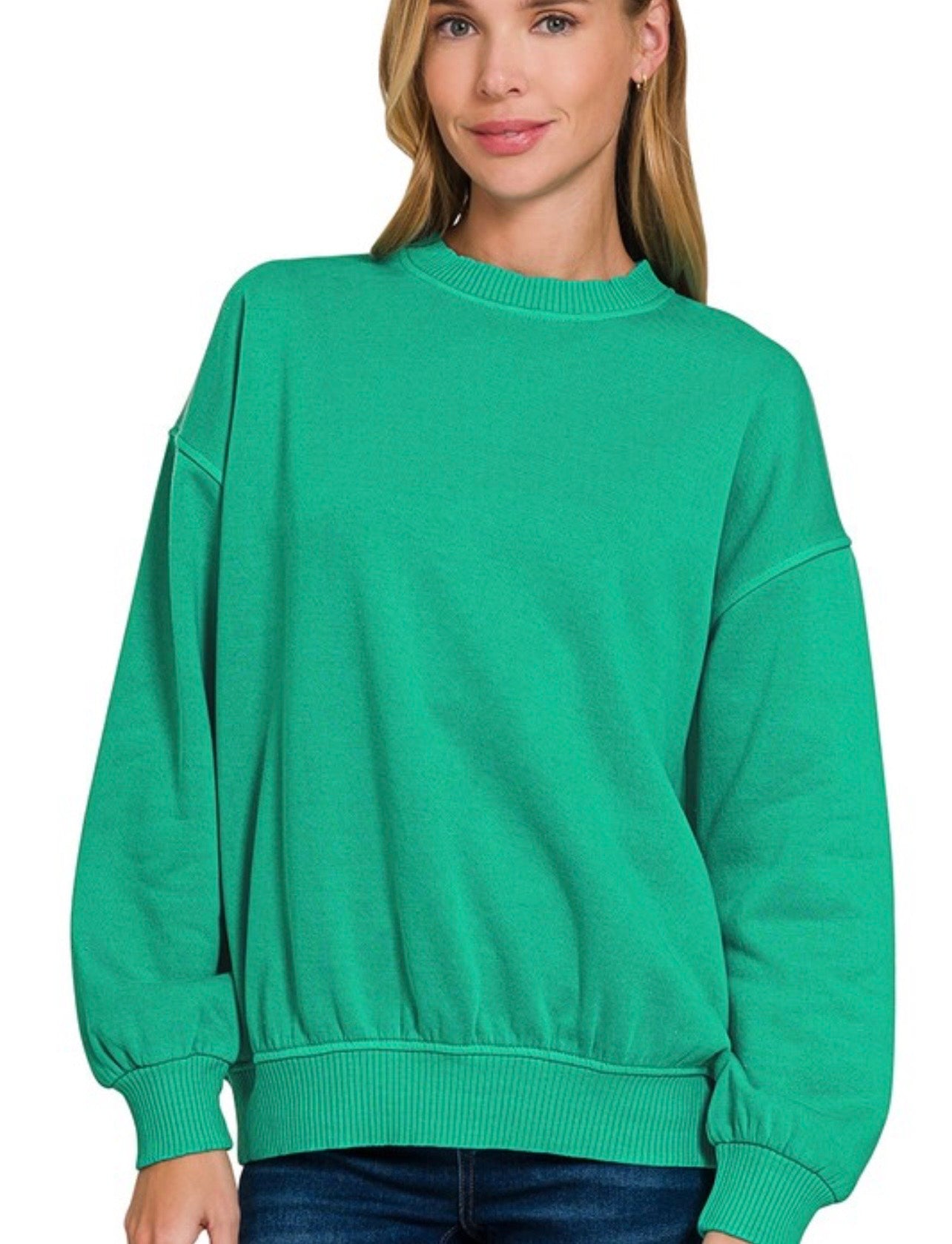 Pigment Dyed Fleece Pullover