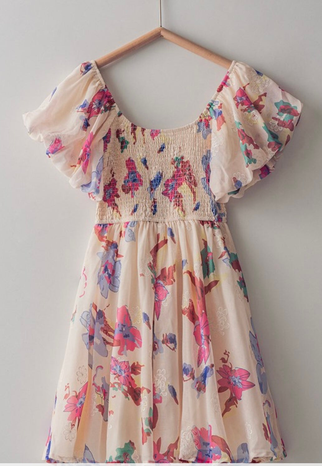 All Over Floral Mini Dress