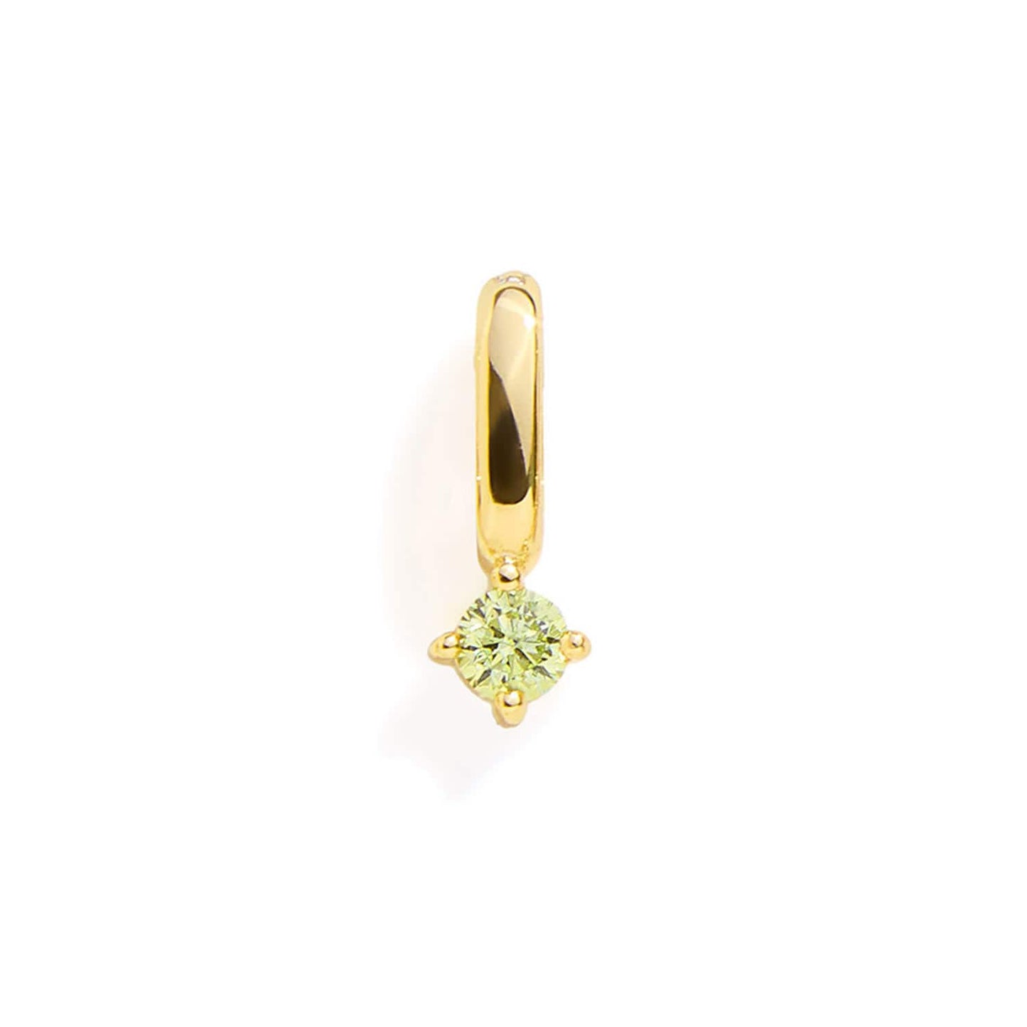 Birthstone Charm: Yellow Topaz / Gold