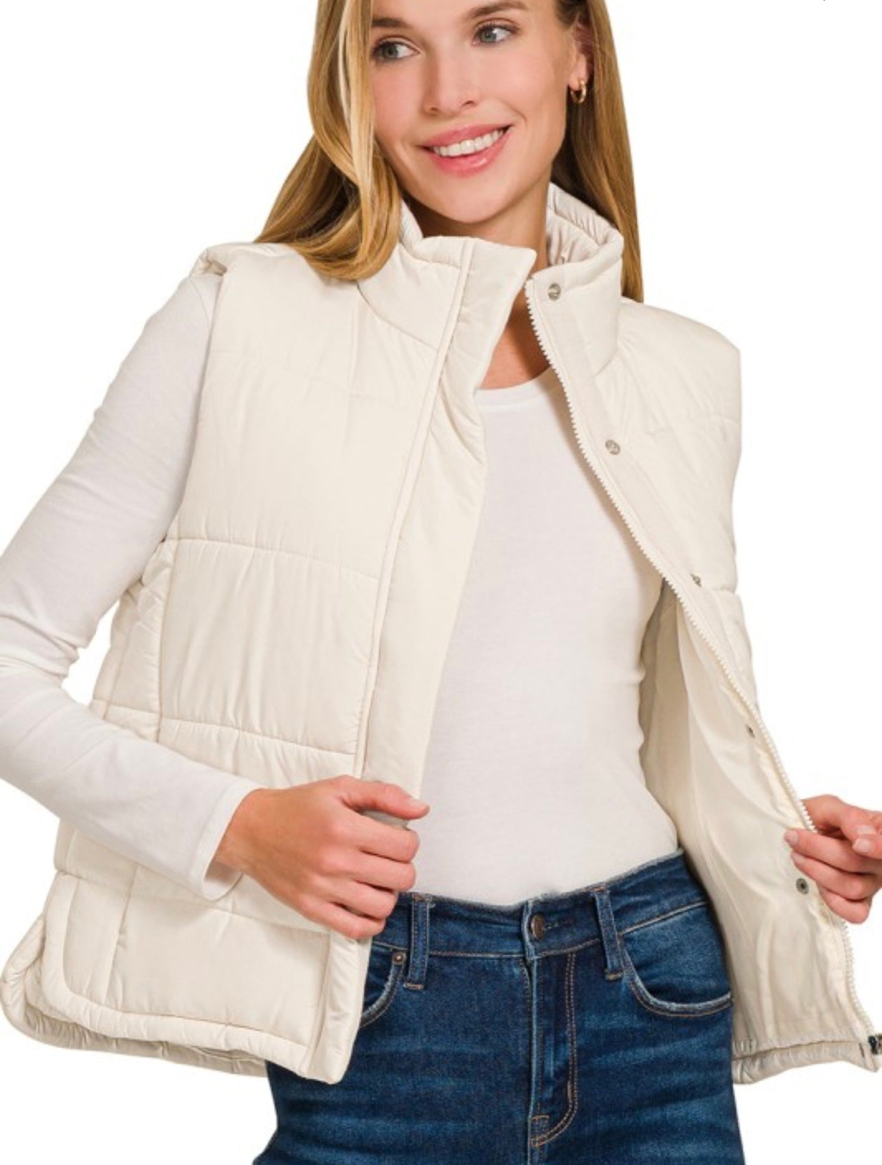 Sleeveless Quilted Vest