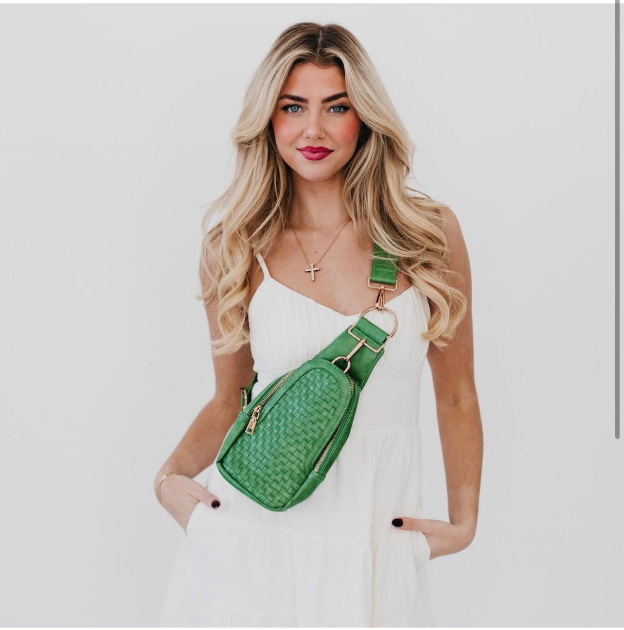 PS Waverly Woven Crossbody