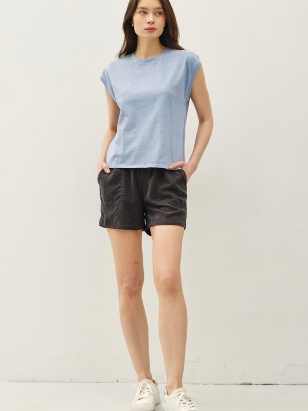 Basic Cap Sleeve Tee