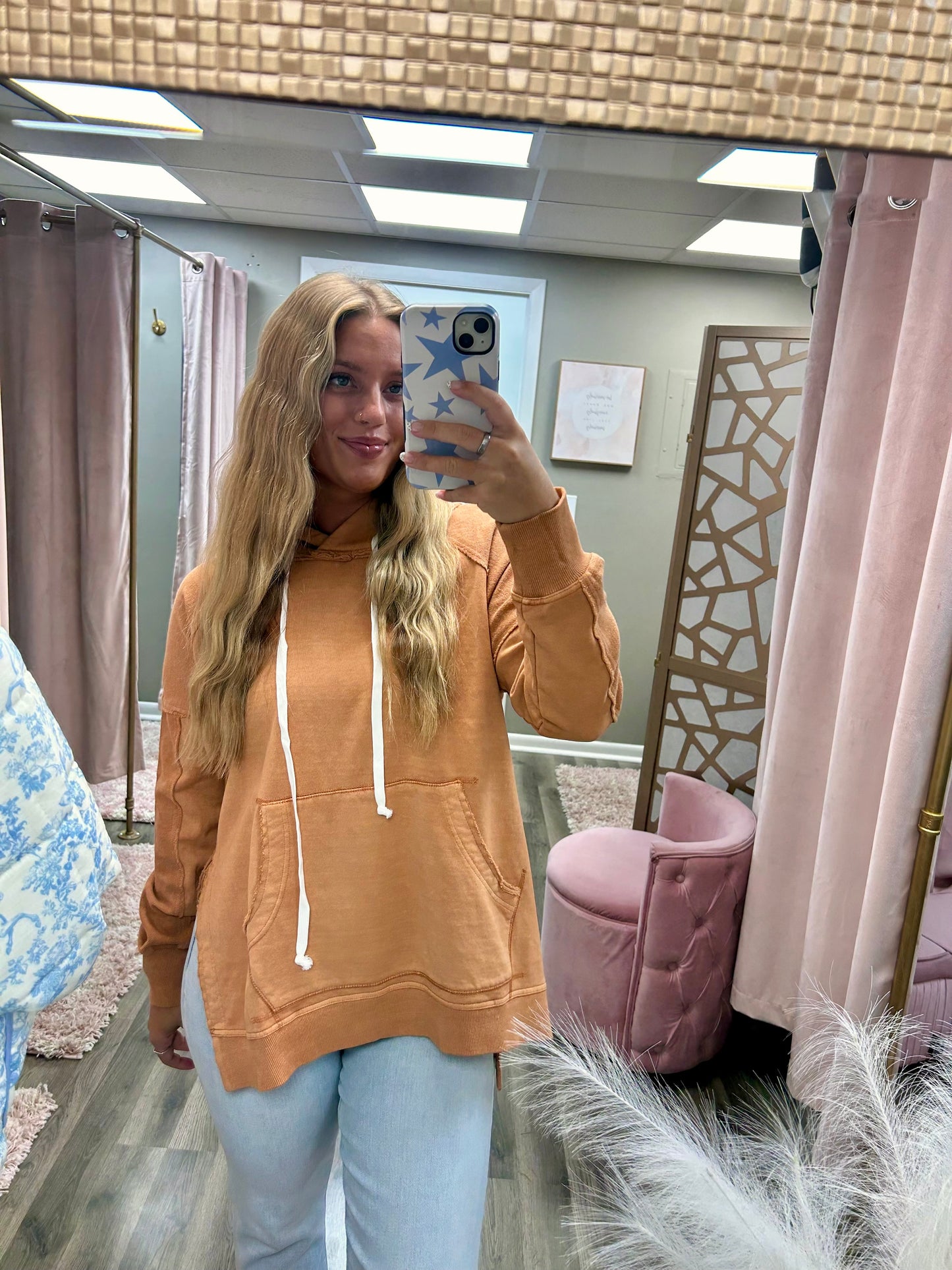 Vintage Raw Edge Hoodie