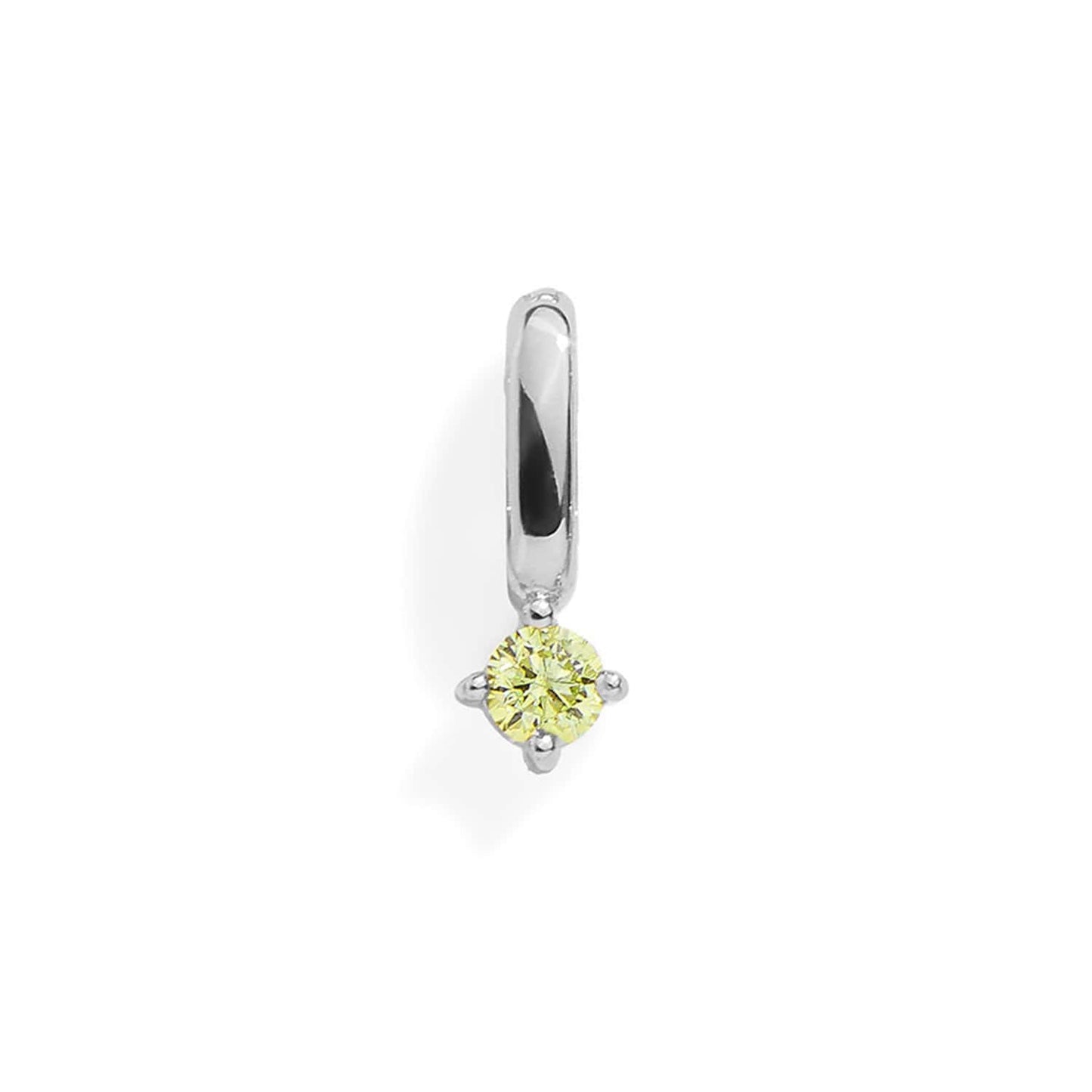 Birthstone Charm: Yellow Topaz / Gold