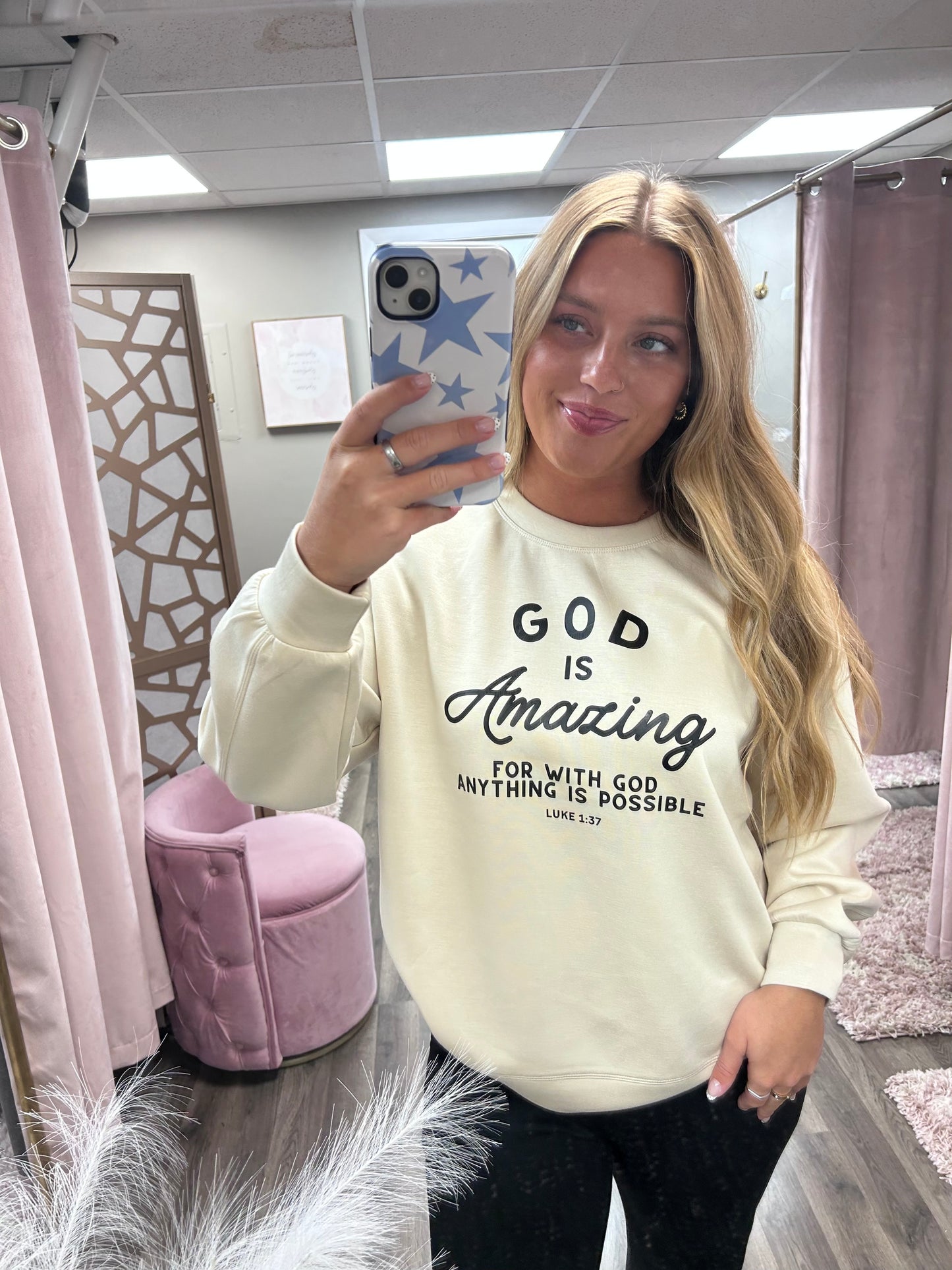 God is Amazing Crewneck