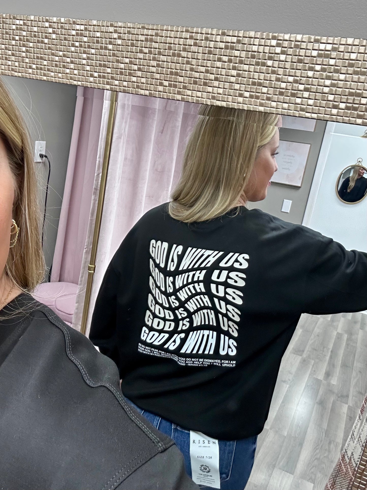 “God Is With Us” Ultra Comfy Sweatshirt