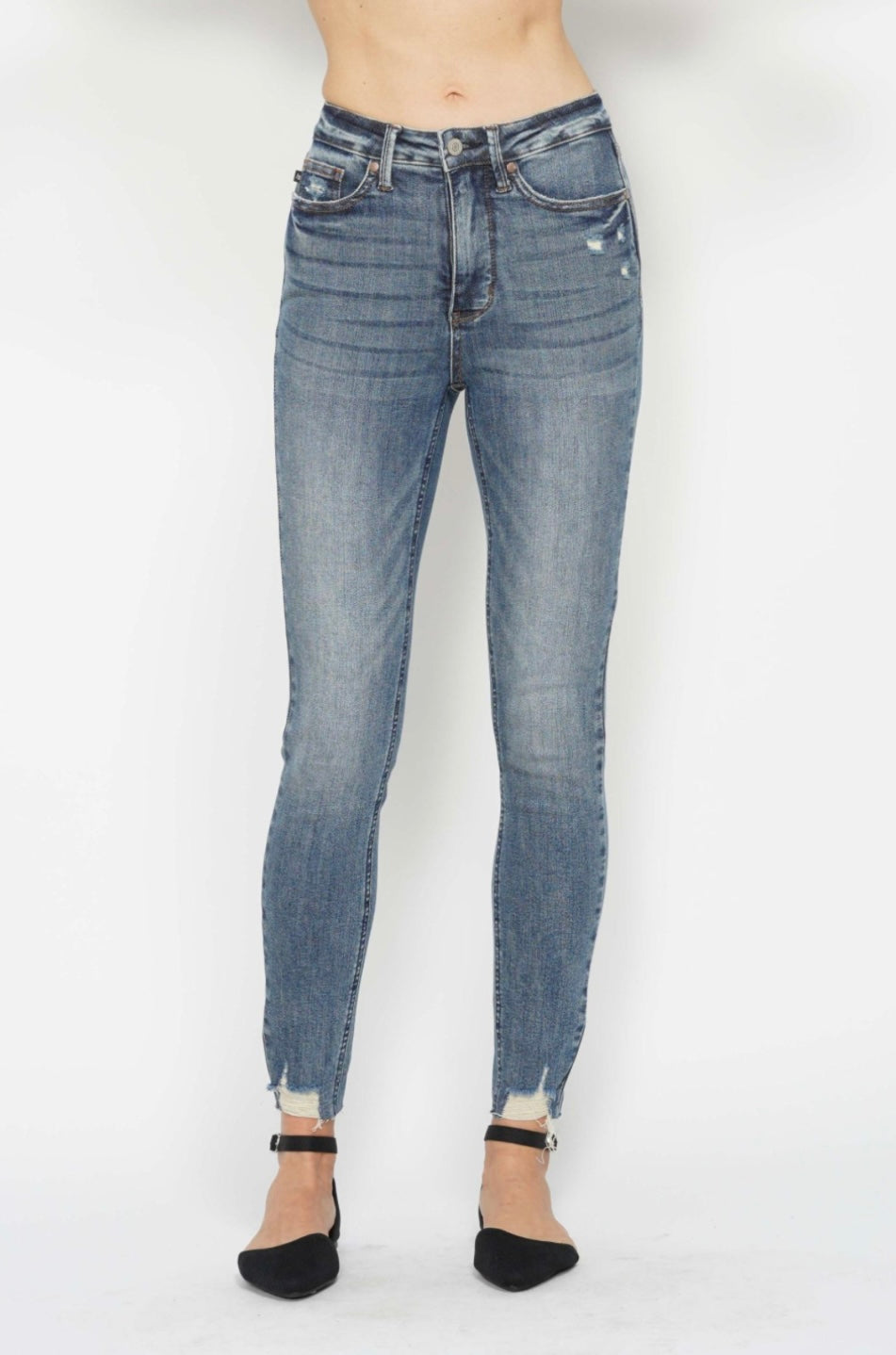 Judy Blue Vintage Destroy Skinny Jean