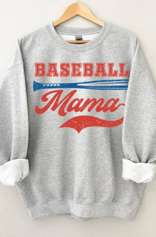 Baseball Mama Graphic Crew