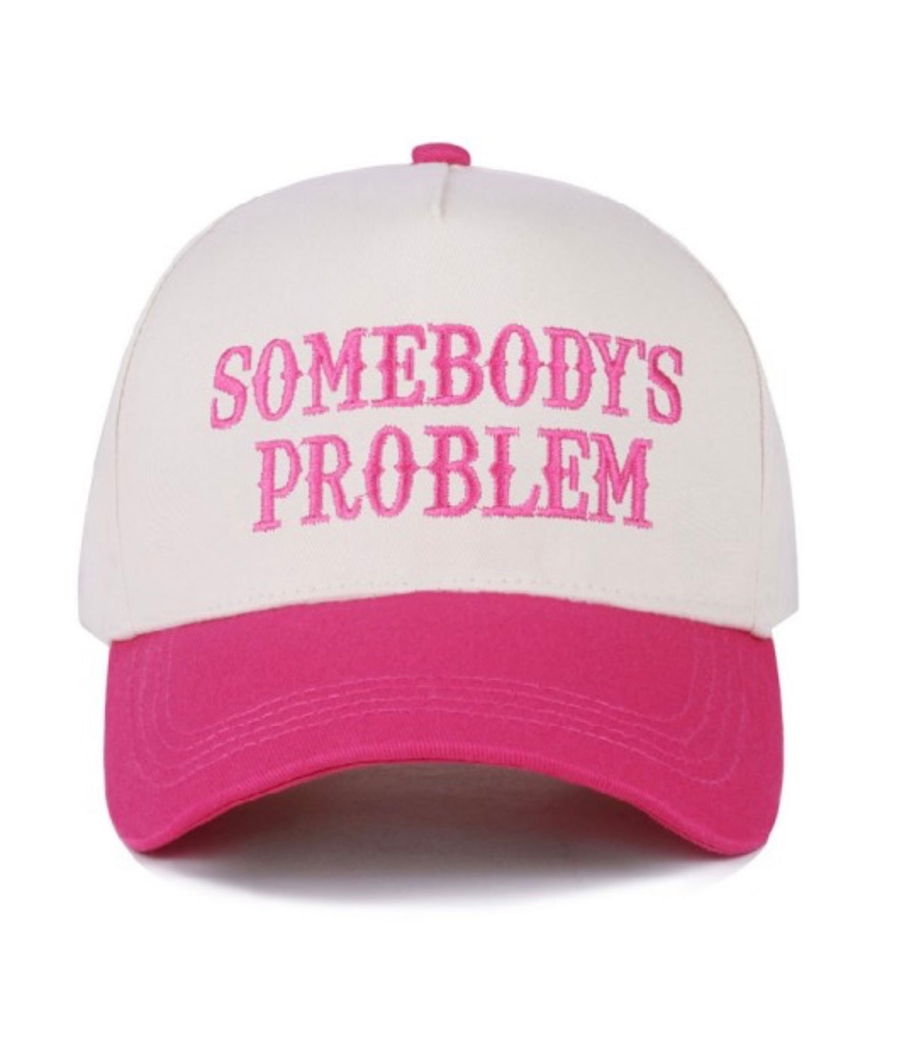 Somebody’s Problem Two Tone Canvas Hat