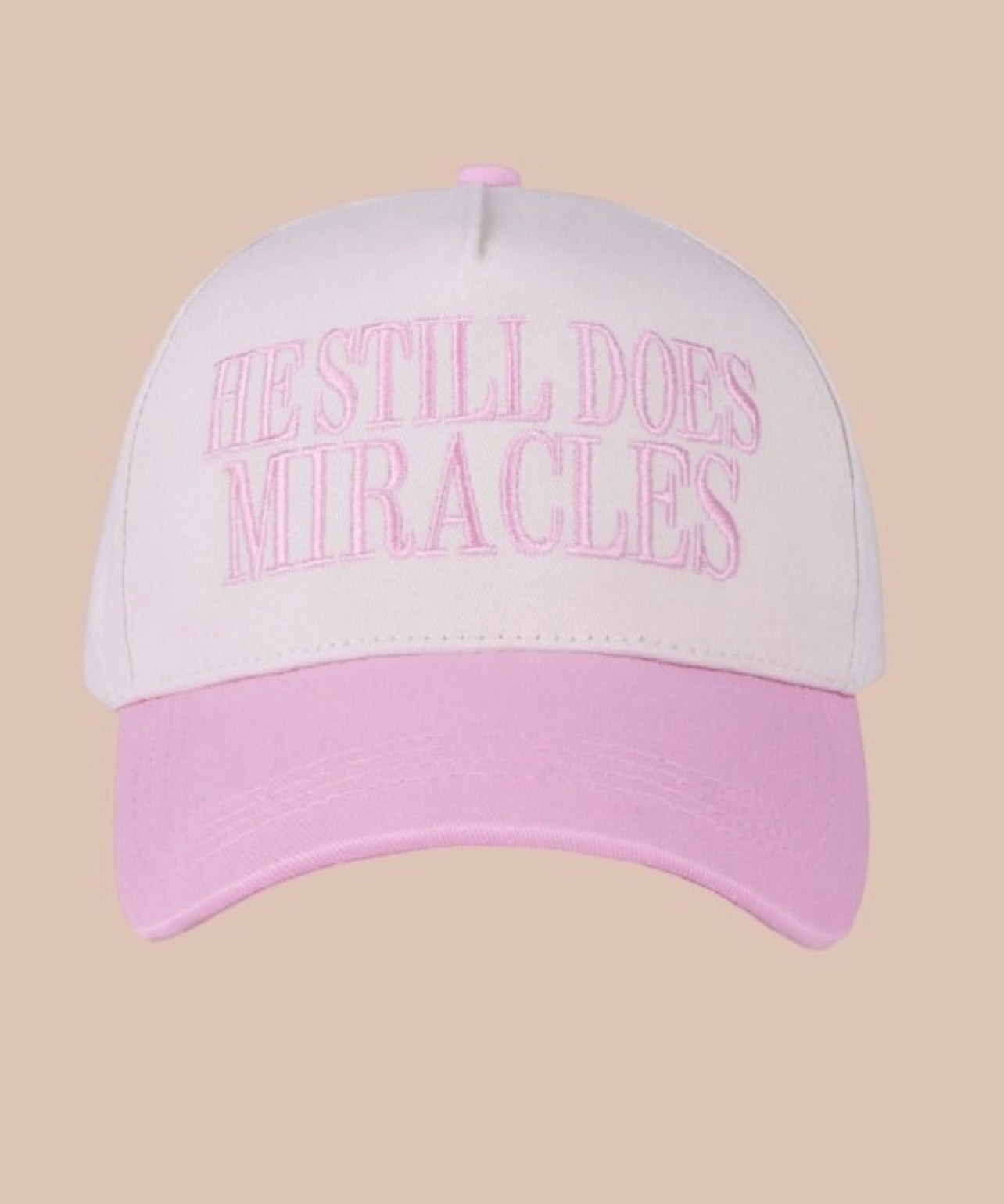 He Does Miracles Canvas Hat