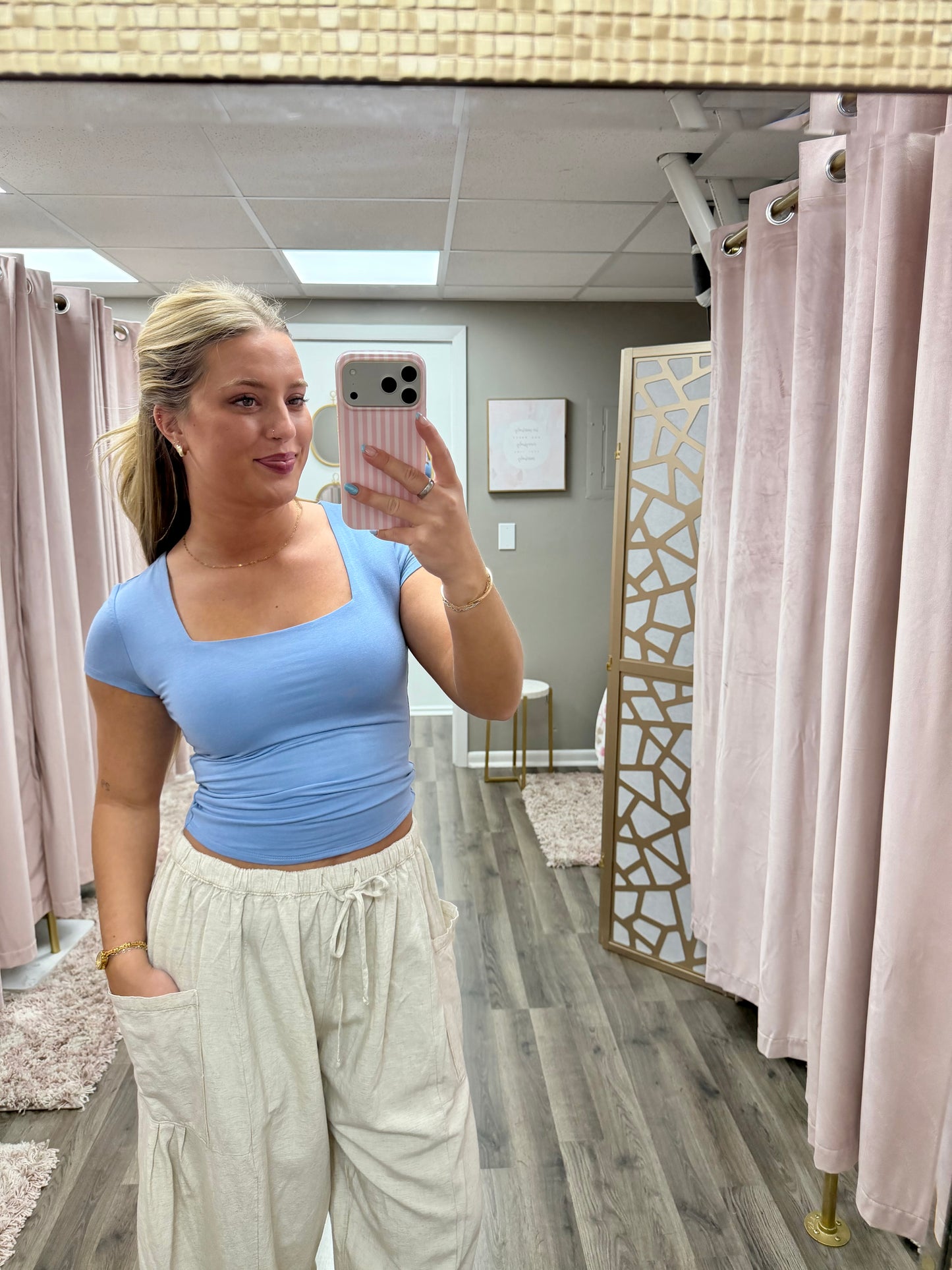 Classic Square Neck Tee