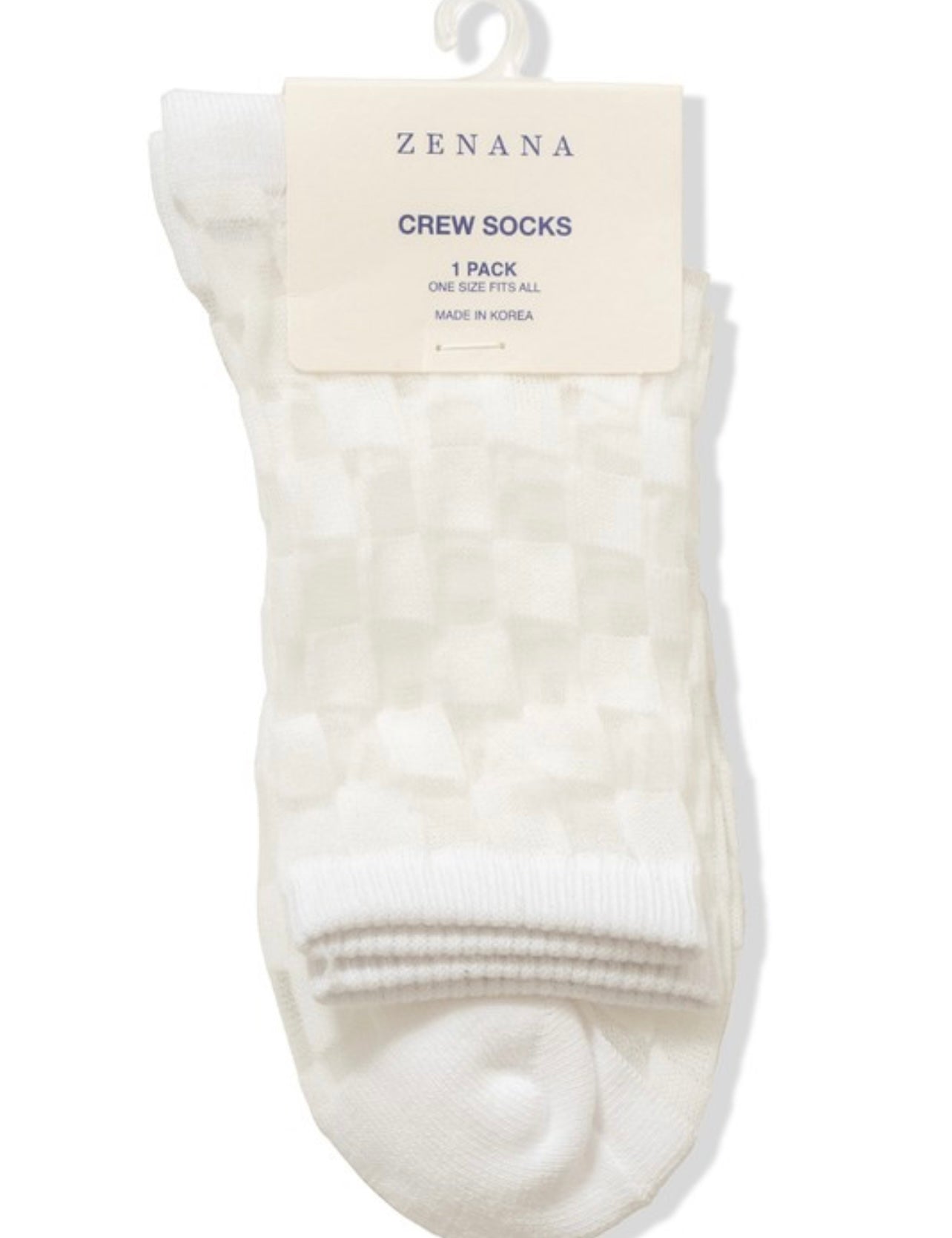 Mesh Printed Socks
