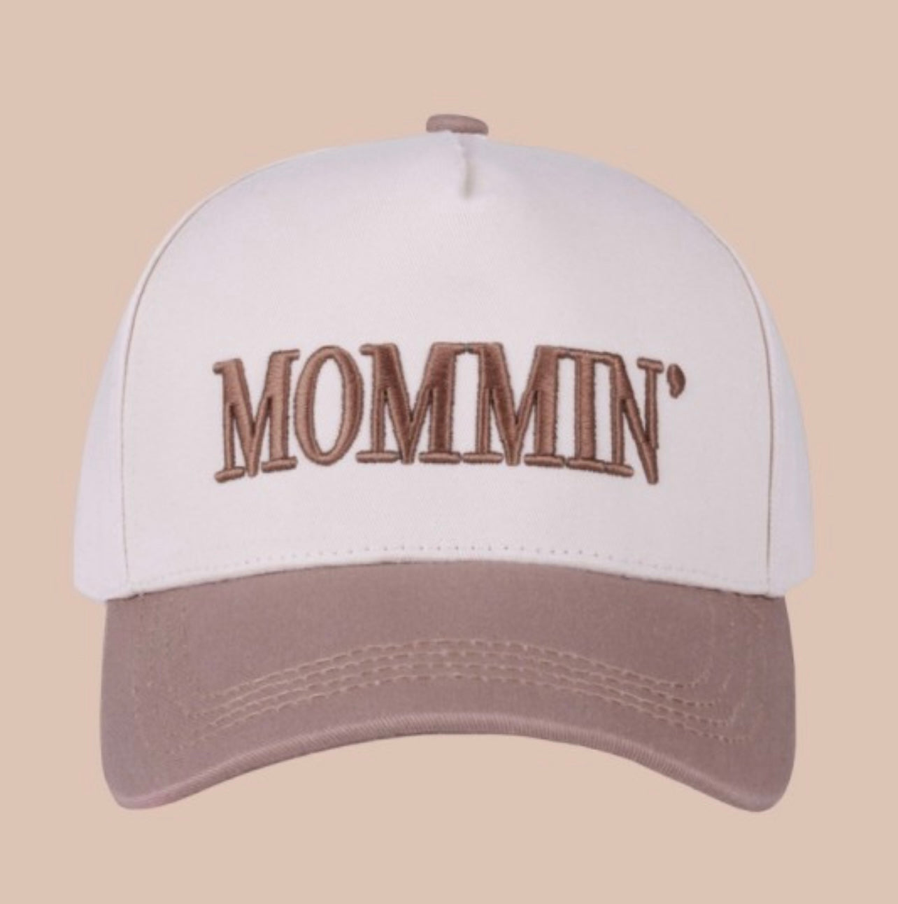Mommin’ Two Tone Canvas Hat