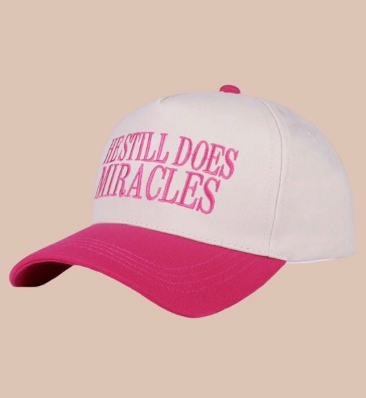 He Does Miracles Canvas Hat