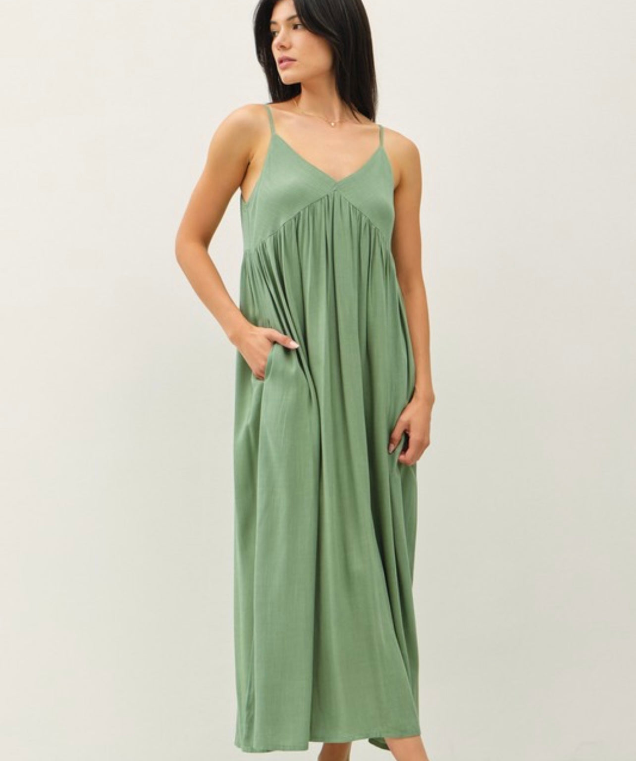 Baby Doll Midi Dress