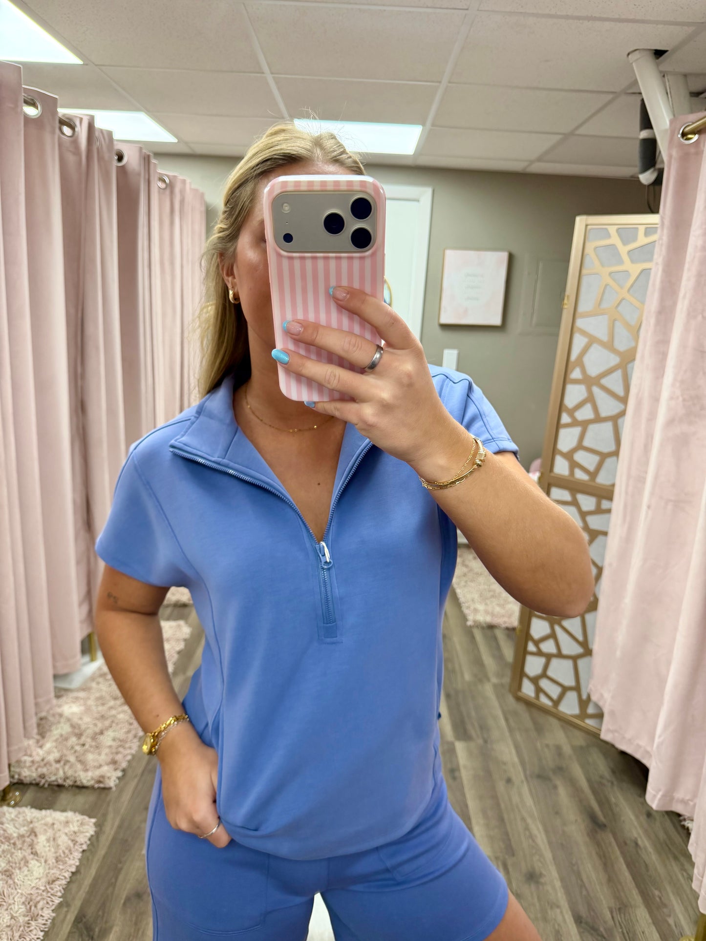 Softie Half Zip Top