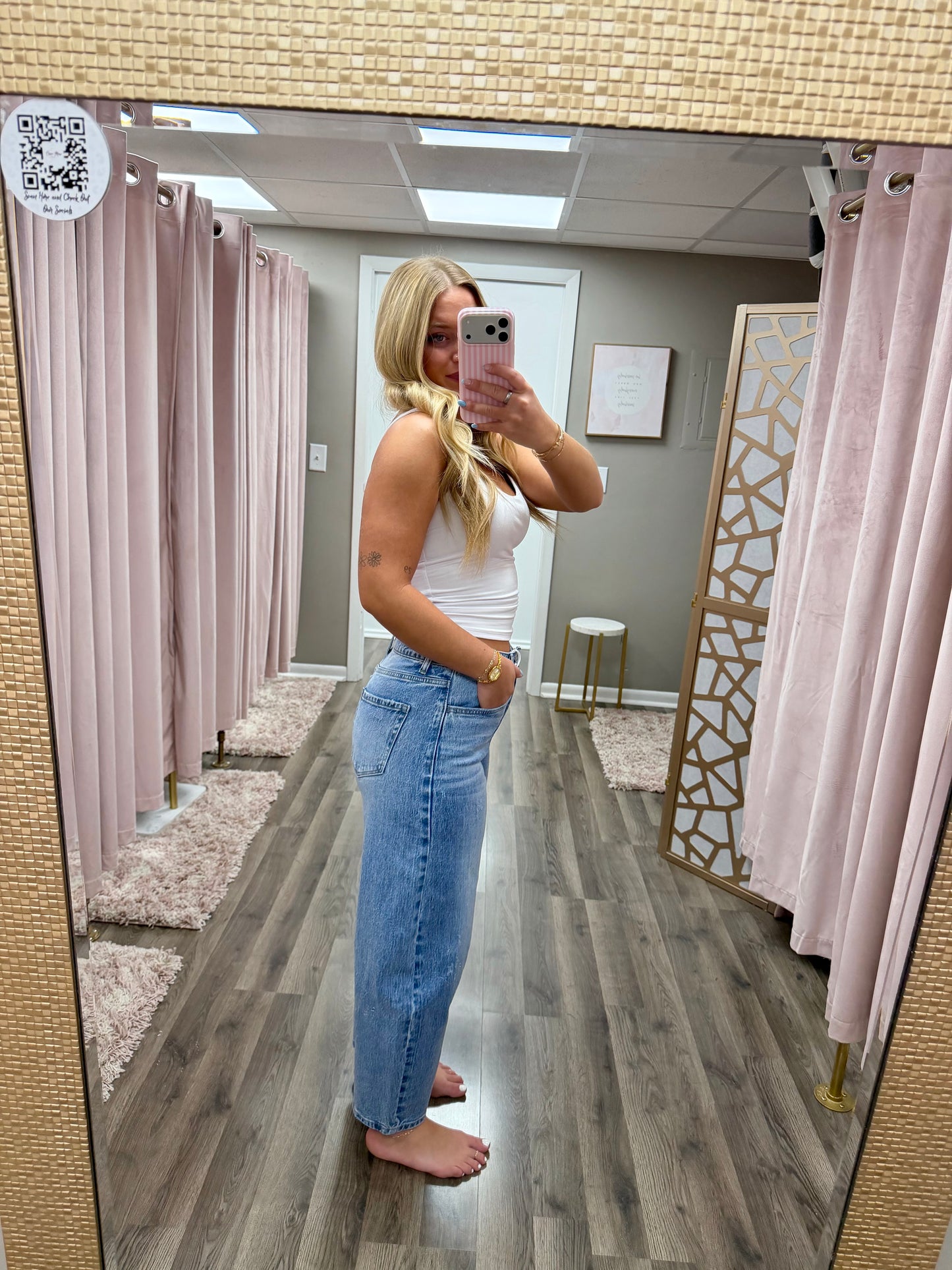 Vervet Super High Rise Horseshoe Jean