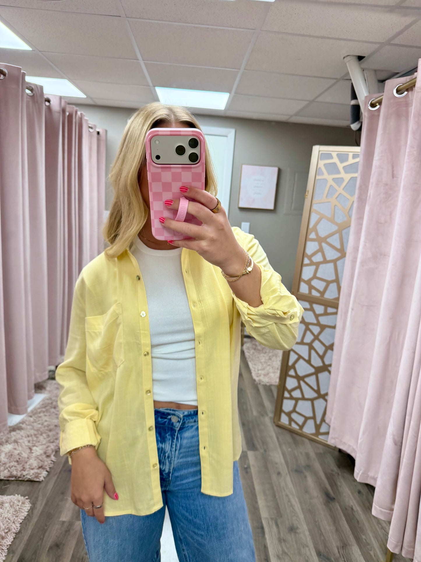 Long Sleeve Lightweight Button Down