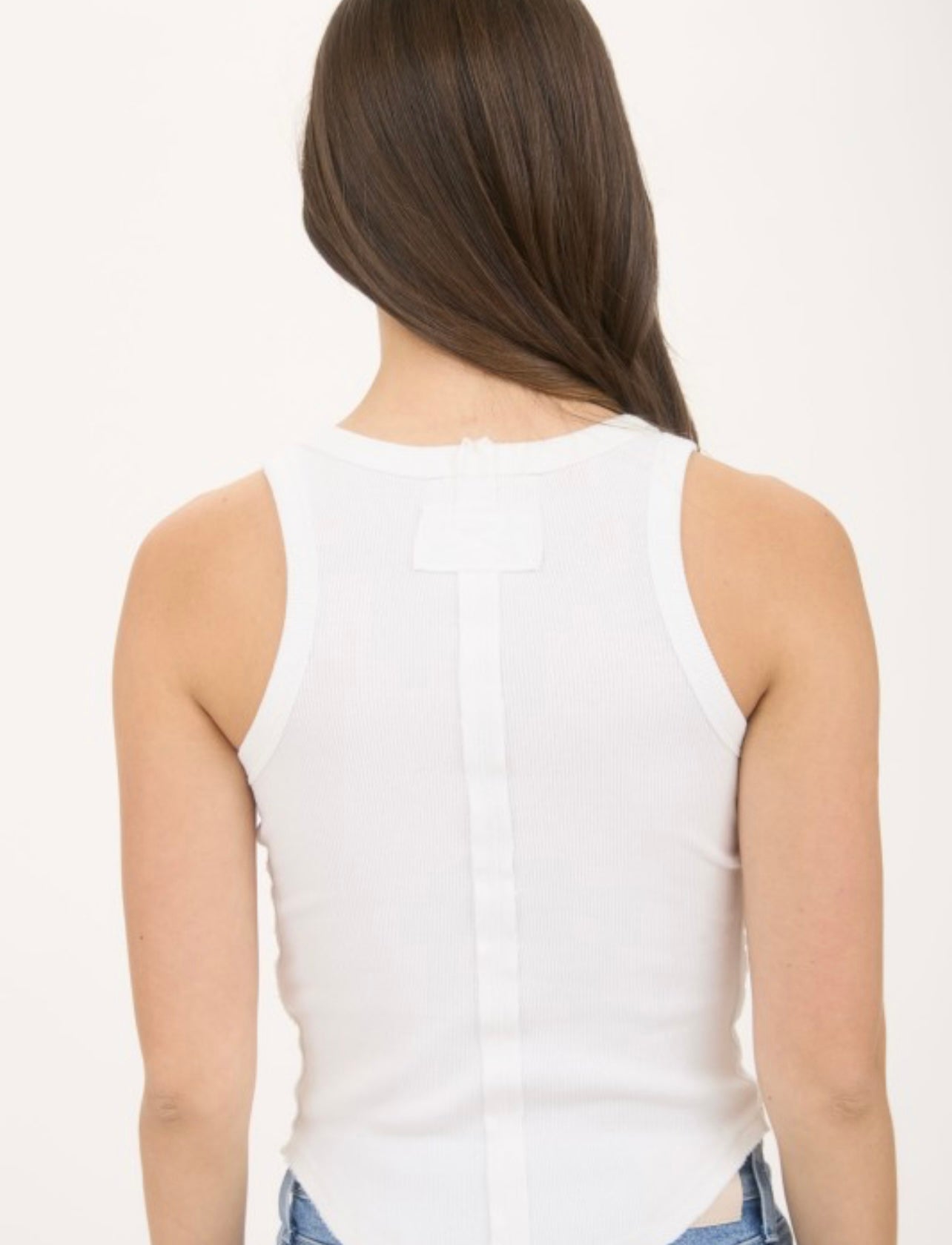 Raw Edge Knit Tank