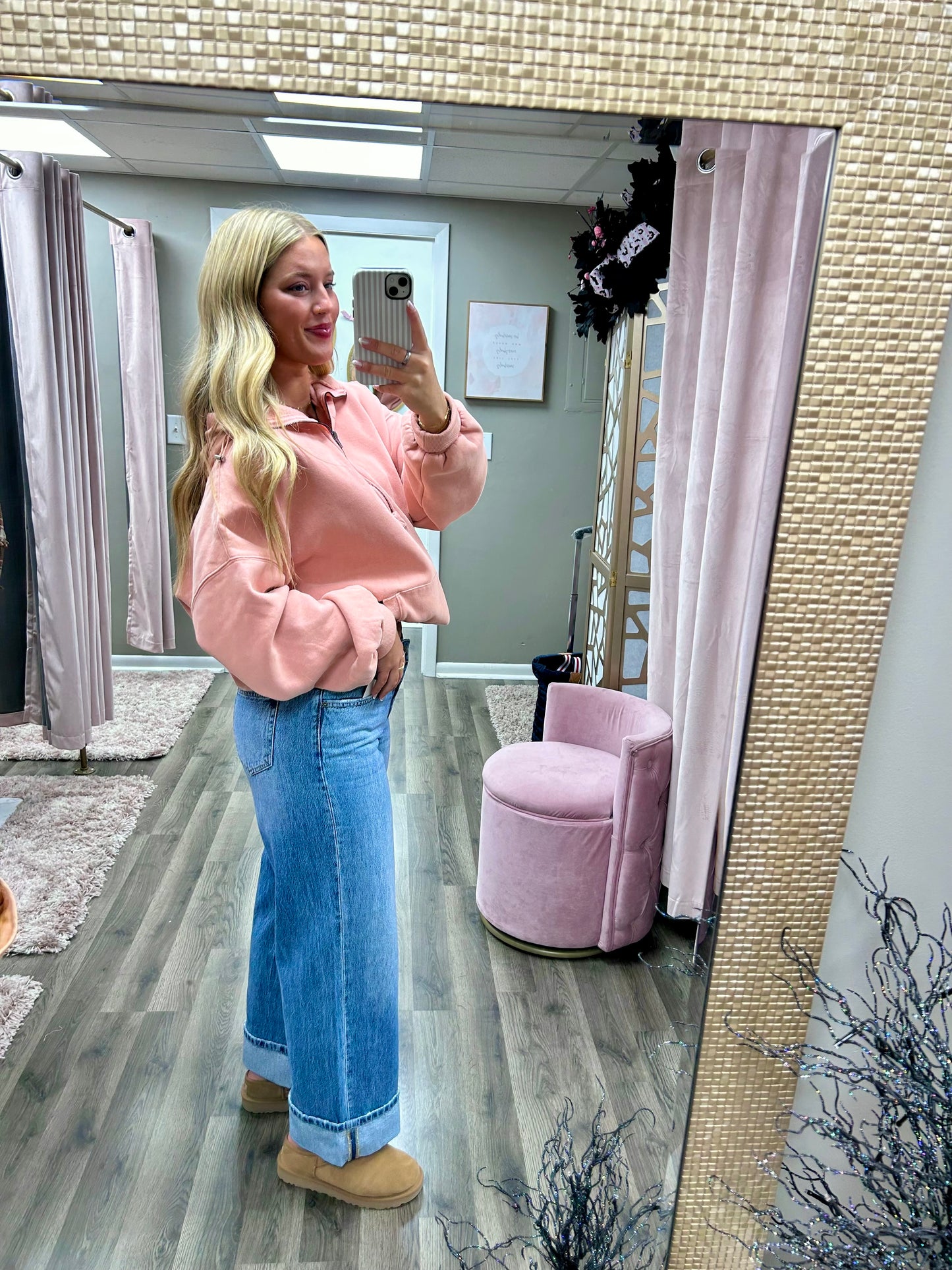 Cello Low Rise Wide Leg W/ Cuff