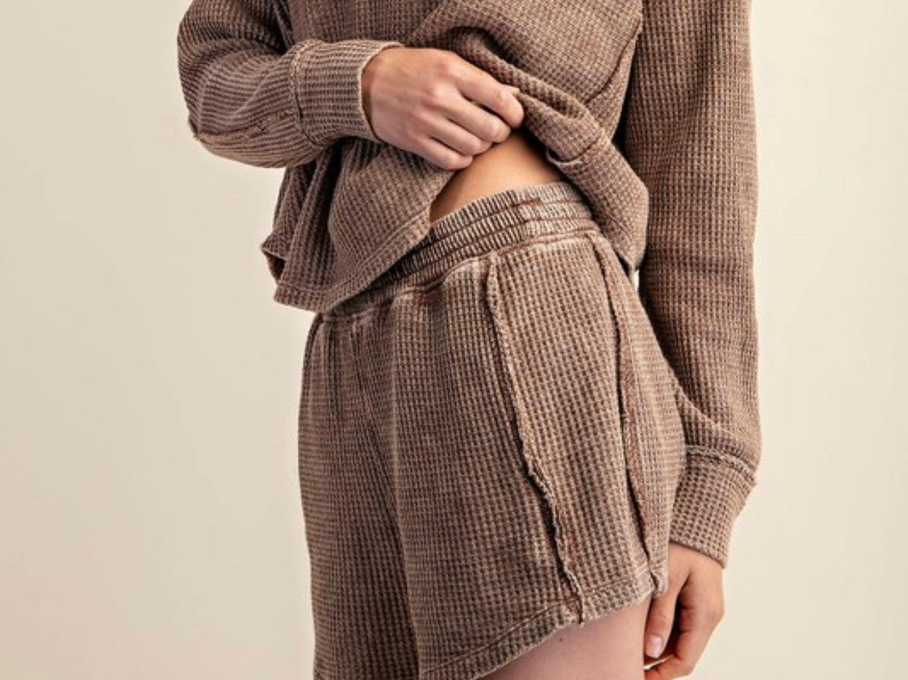 Waffle Knit Shorts