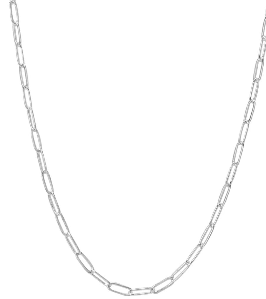 Maya J Thin Paperclip 20” Chain