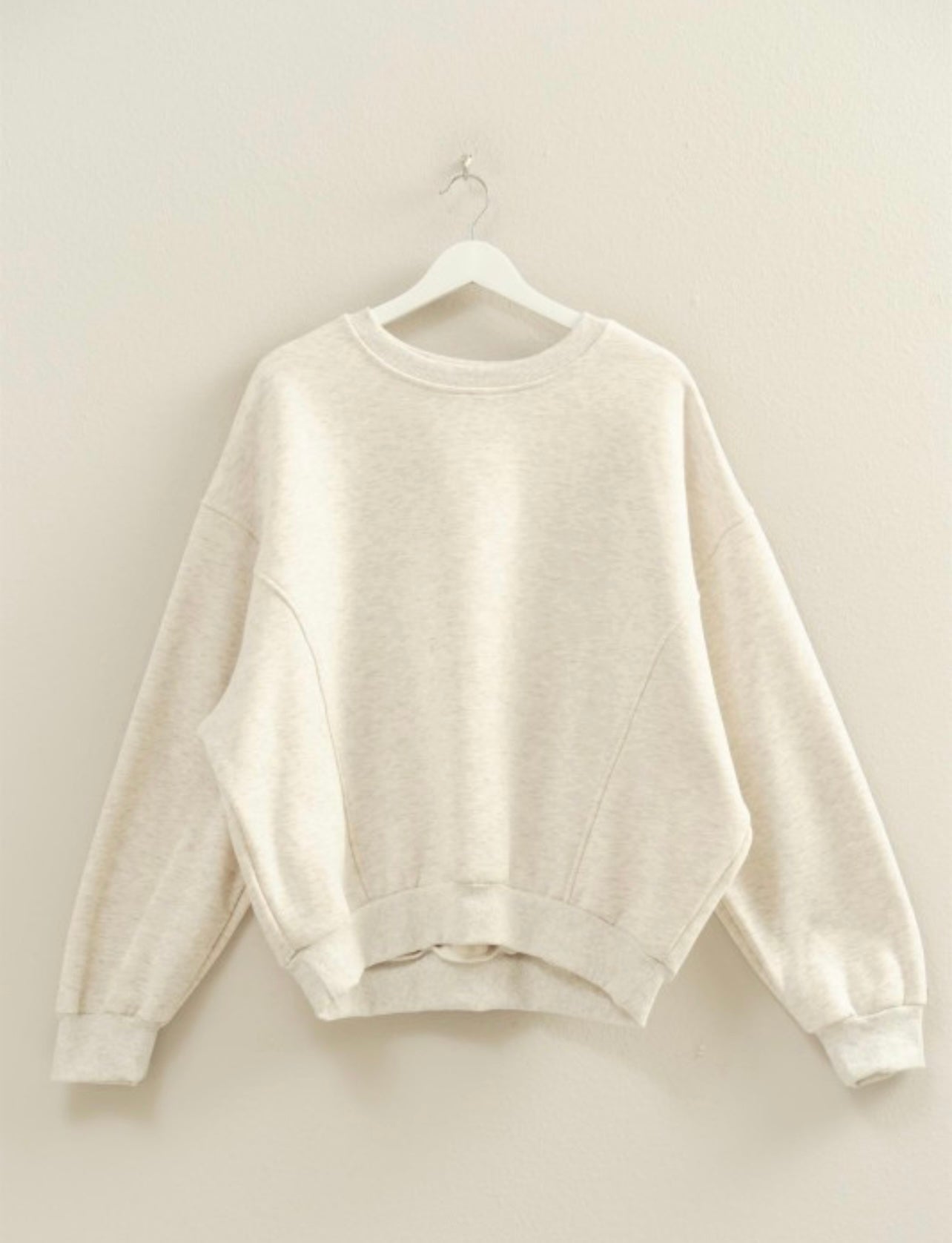 Crew Neck Oversized Sweatshirt