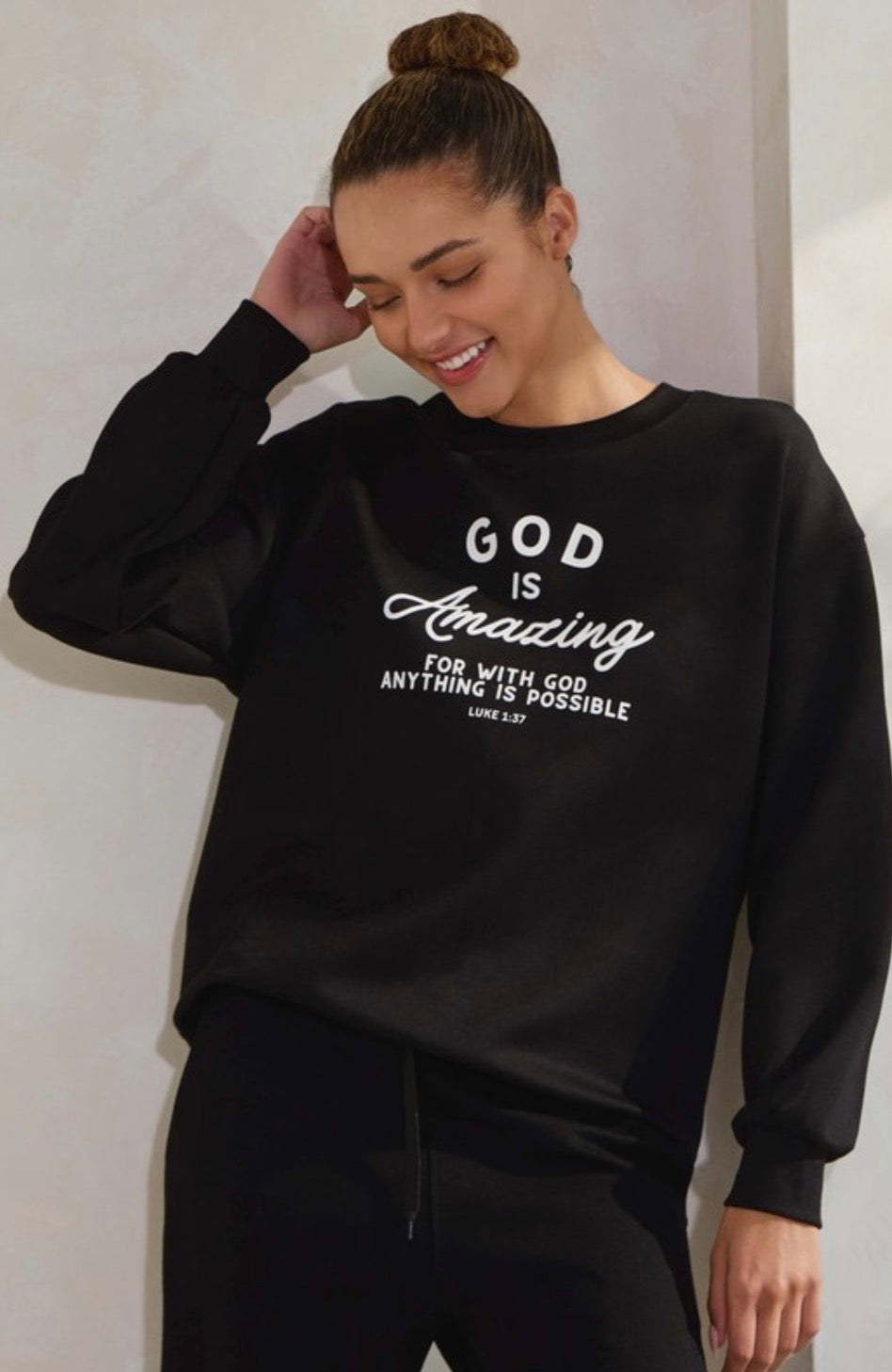 God is Amazing Crewneck