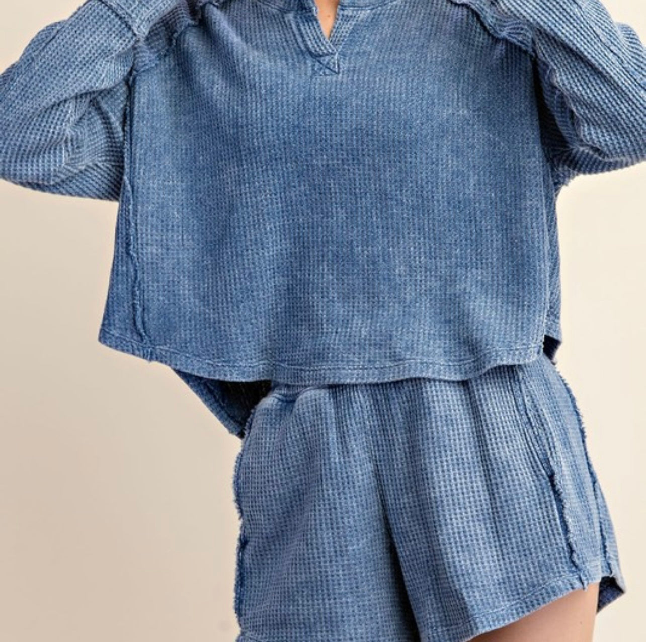 Waffle Knit Shorts