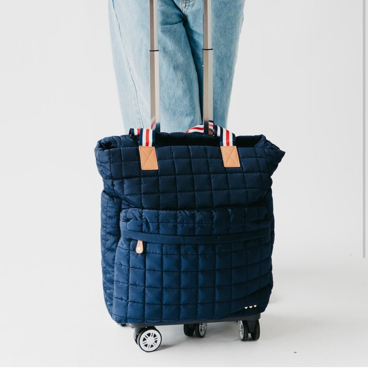 PS Quilted Tote Roller Bag