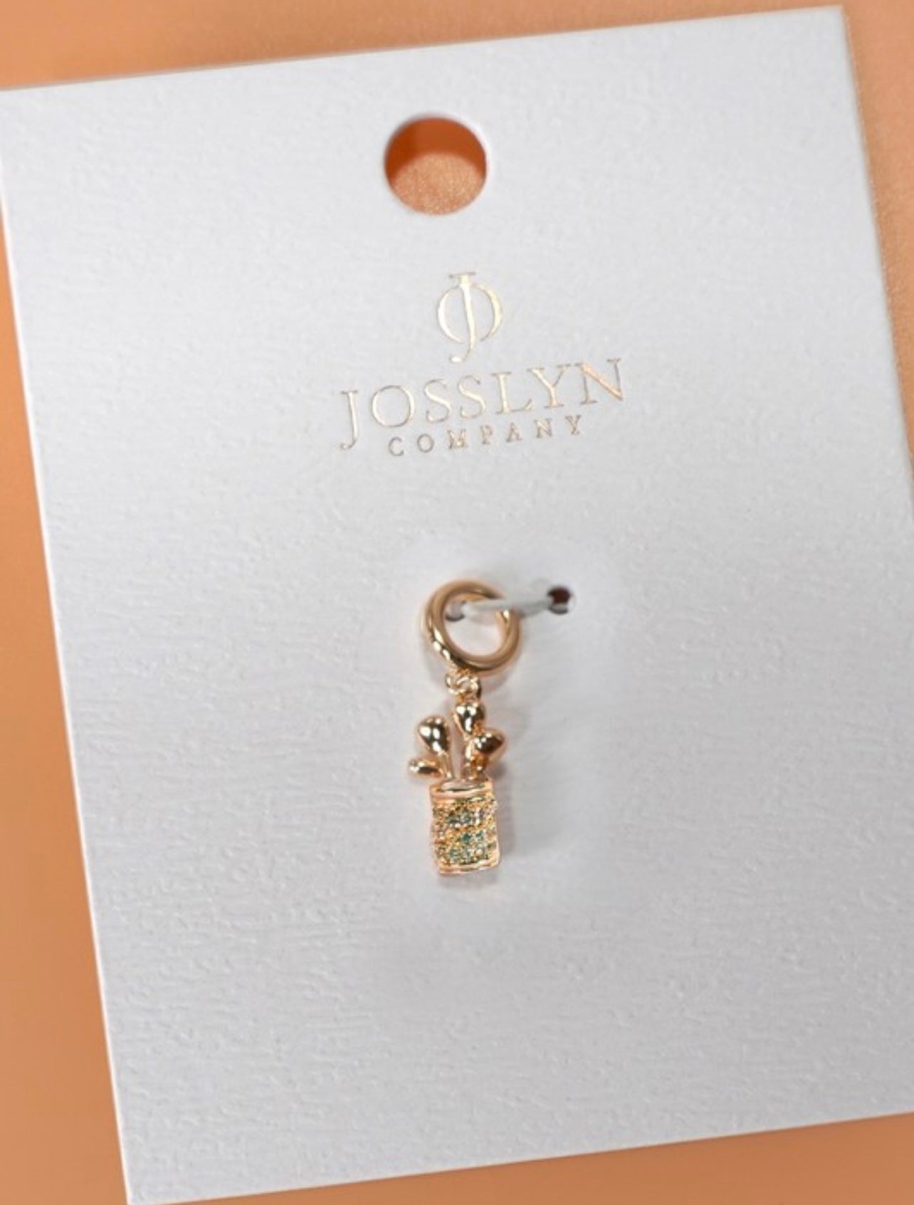 Brass Shoe Charm