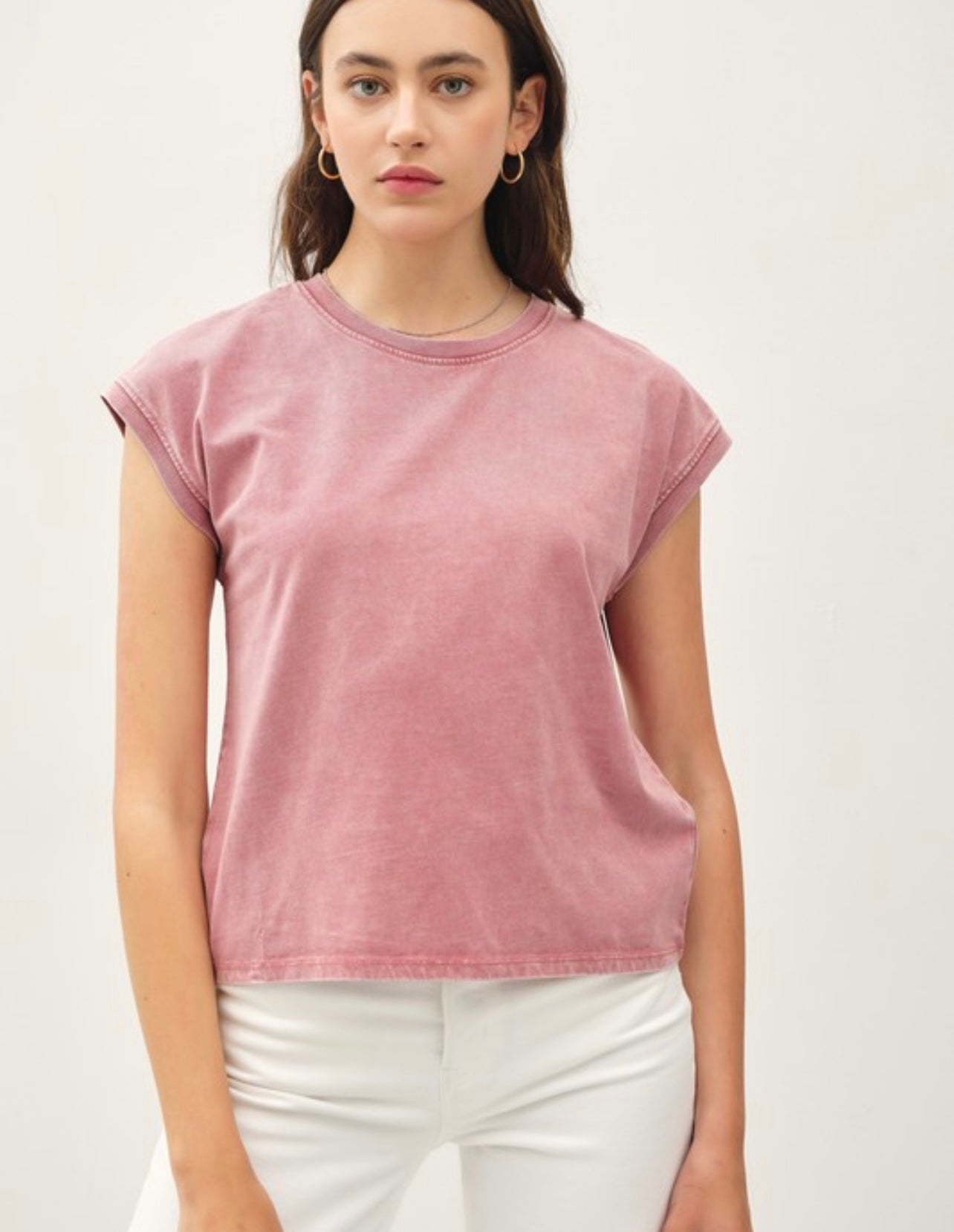 Basic Cap Sleeve Tee