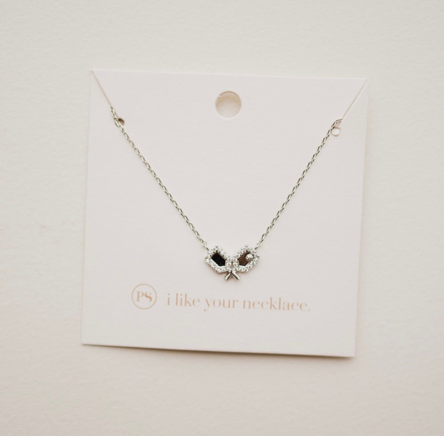 Pickleball love necklace