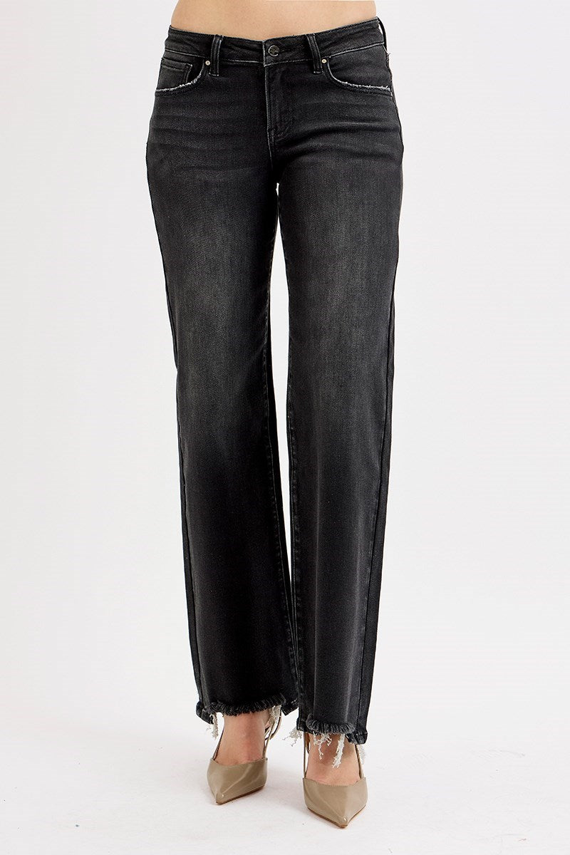 Risen Low Rise Wide Leg Jean