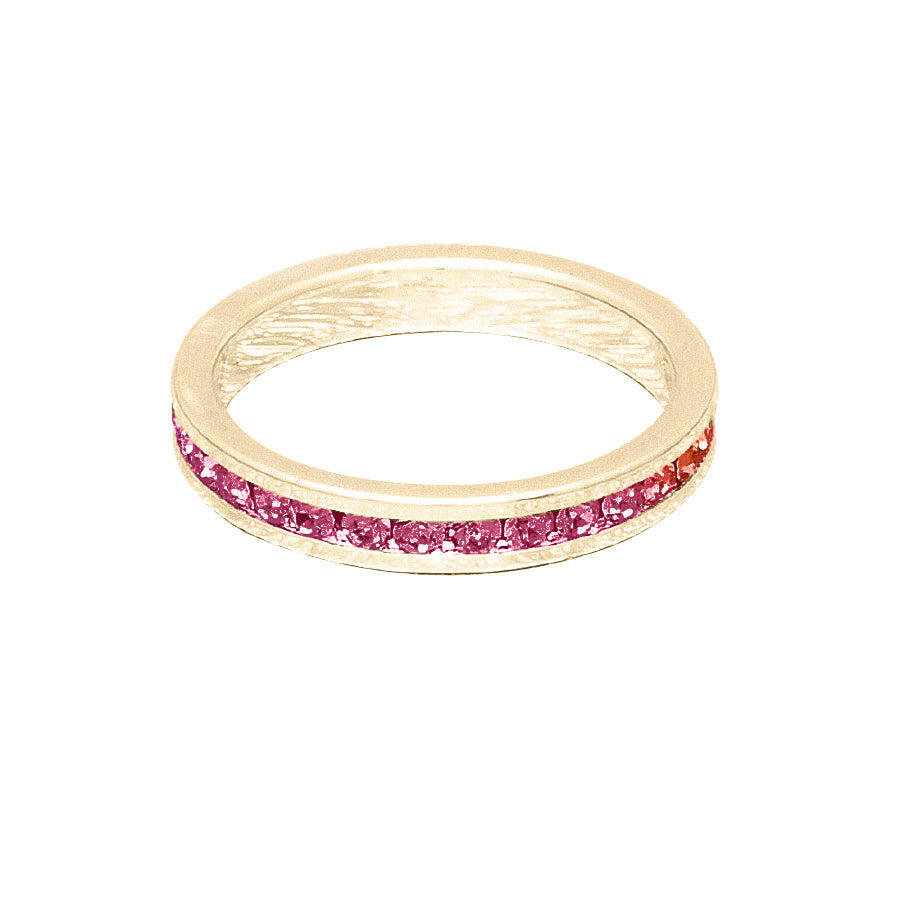 Birthstone Ring October Gold
