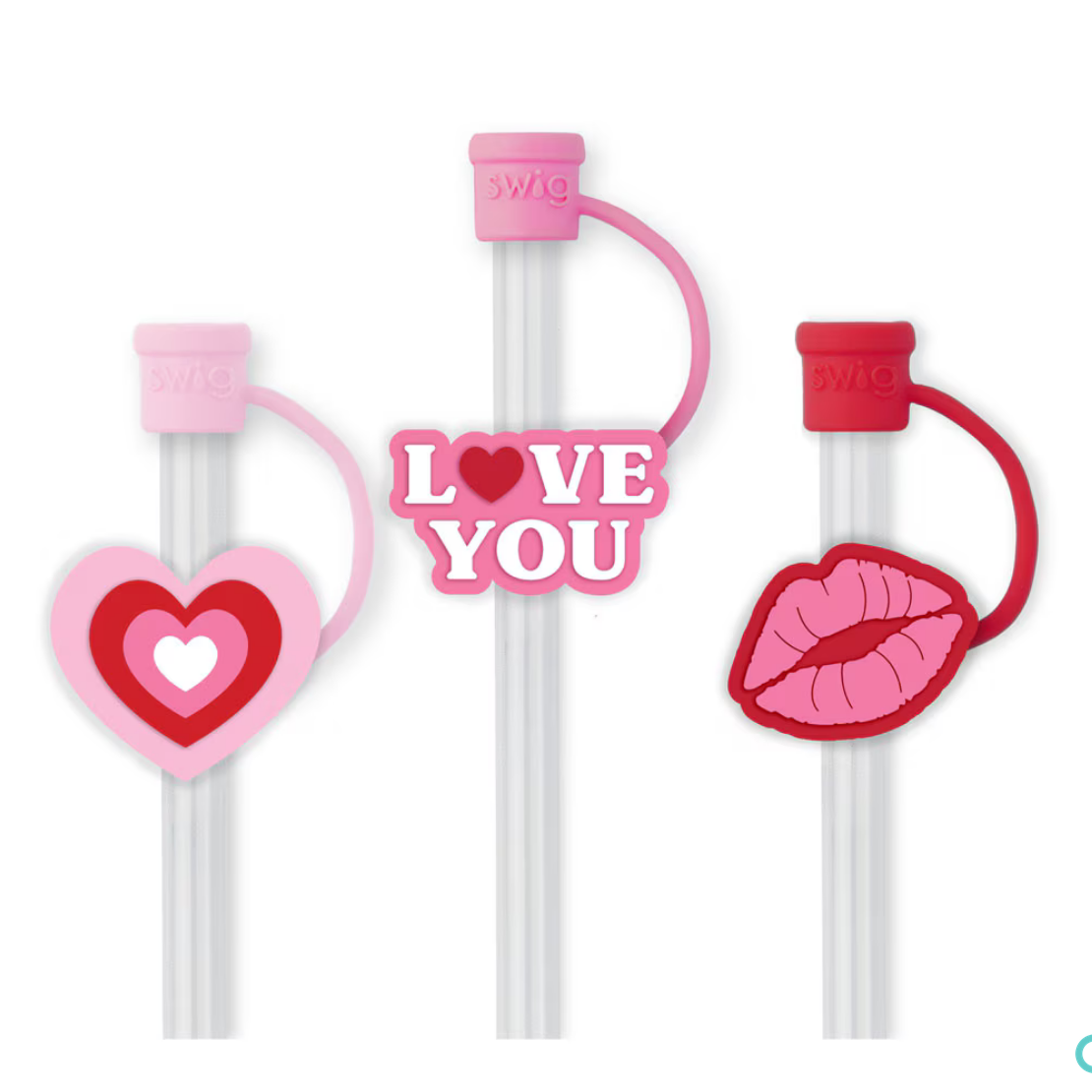 Swig Life Sweethearts Straw Topper Set