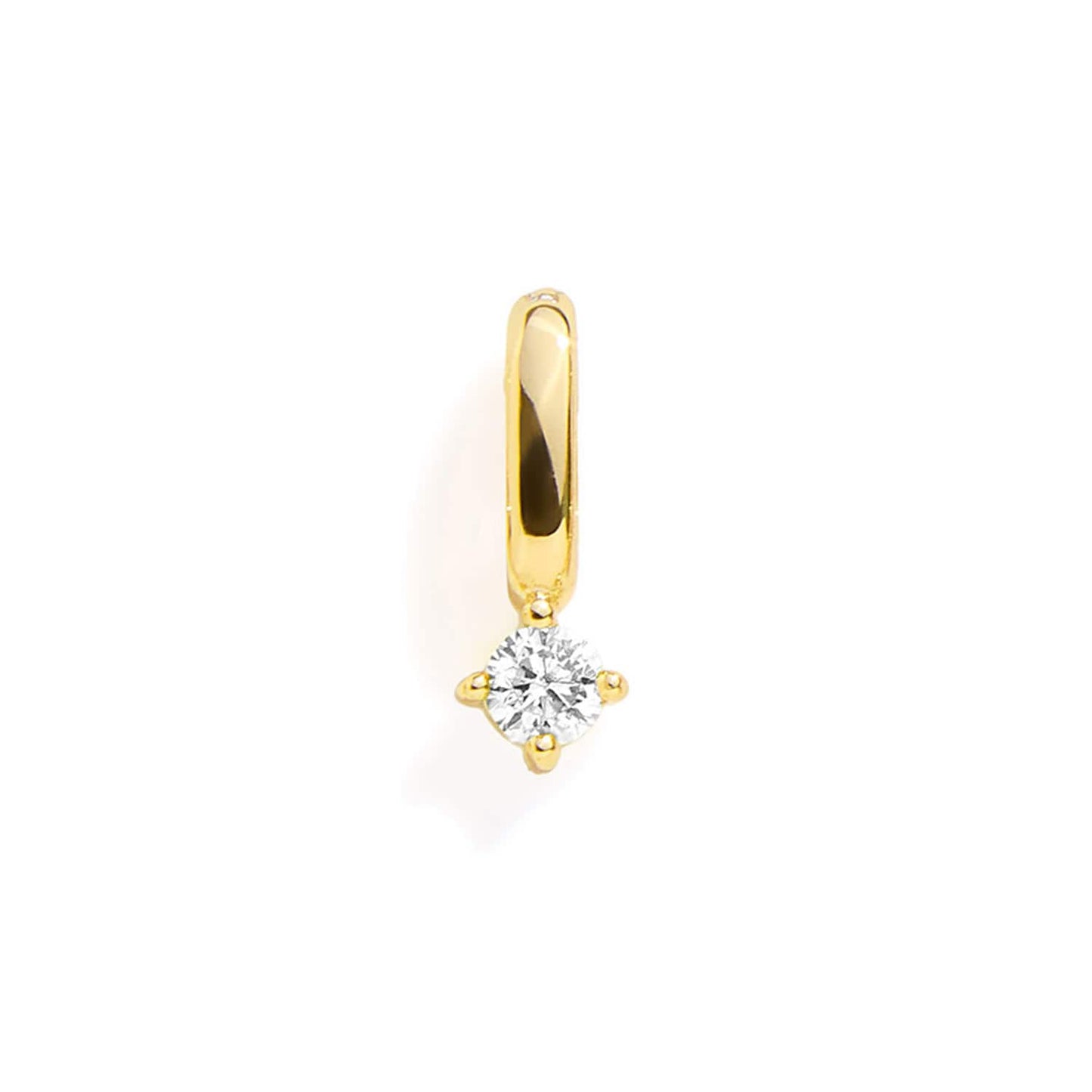 Birthstone Charm: Yellow Topaz / Gold
