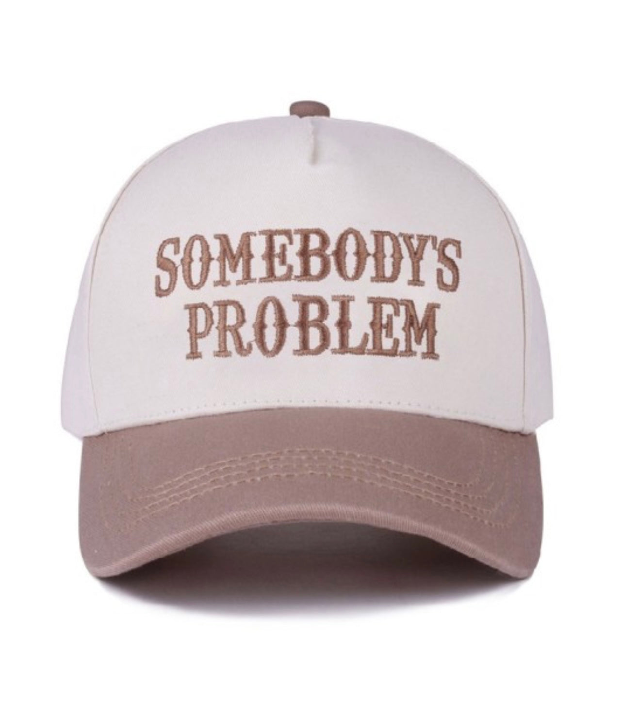 Somebody’s Problem Two Tone Canvas Hat