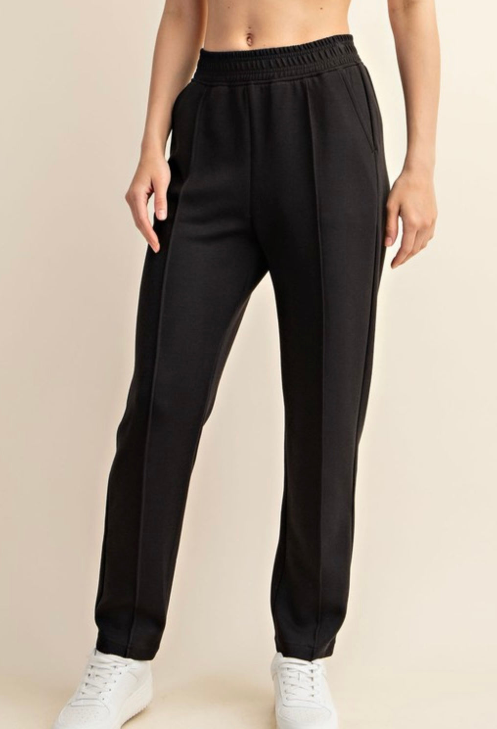 Poly Span Pintuck Pant