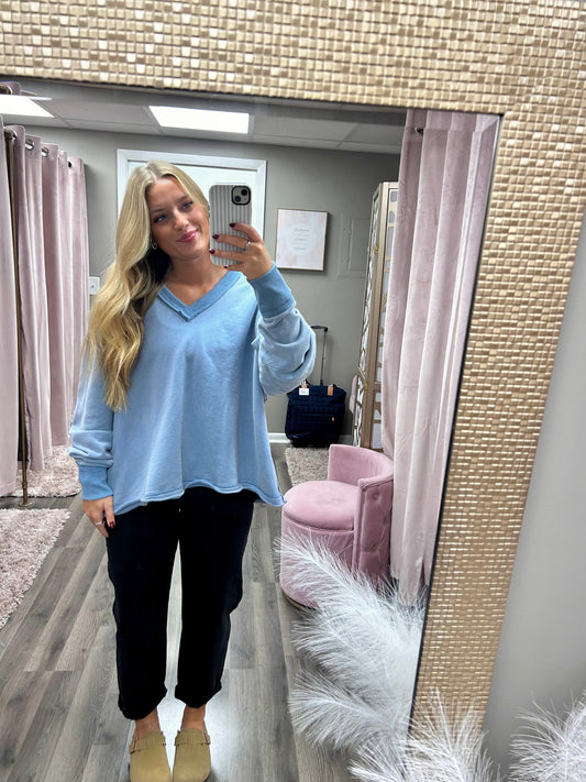 Mineral Wash Oversized Sweatshirt
