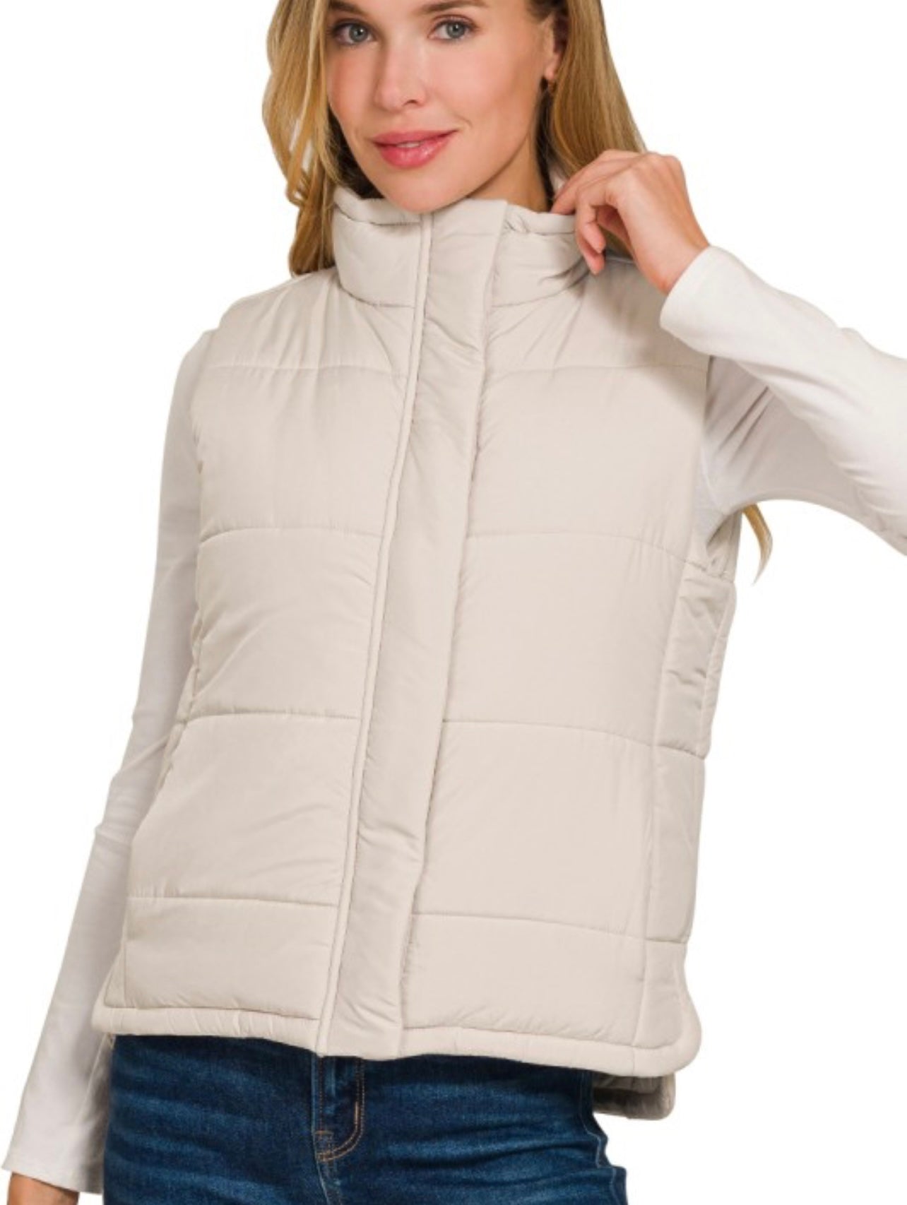 Sleeveless Quilted Vest