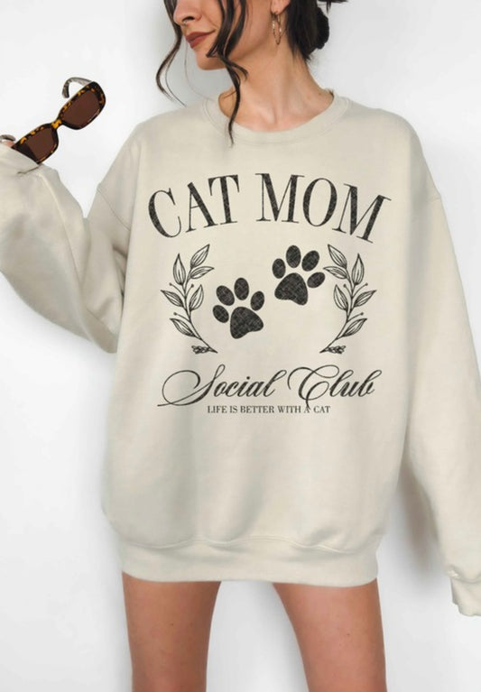 Cat Mom Social Club Crew