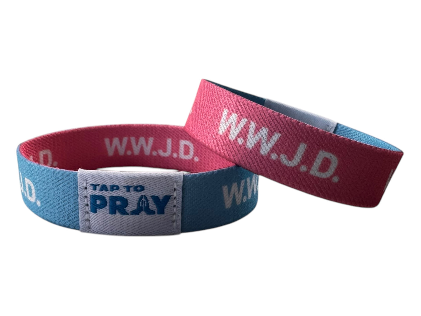 Tap to Pray Blue & PInk WWJD