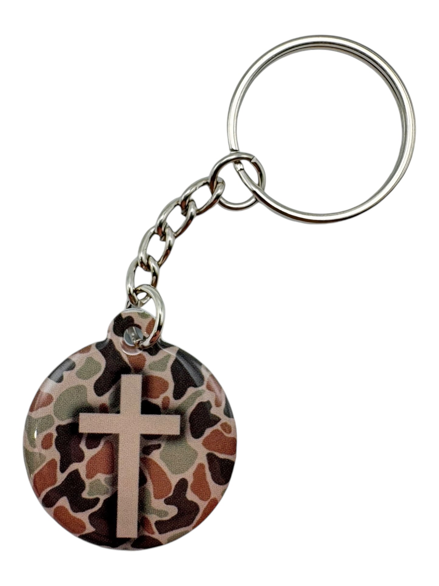 Tap to Pray Tag Keychain