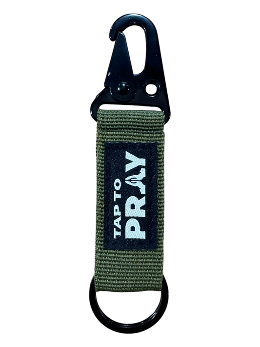Tap to Pray Tactical Carabiner Keychain