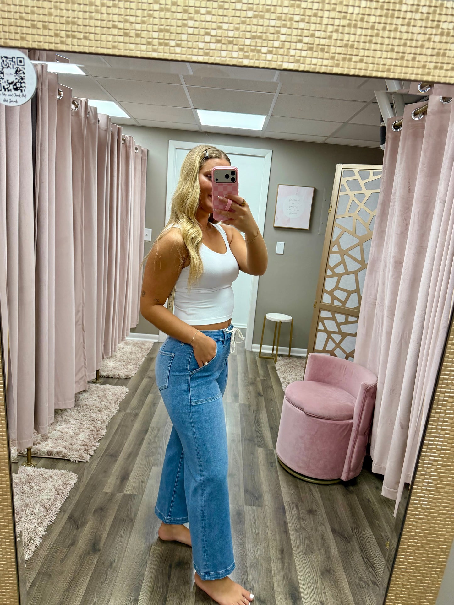 Bayeas Briar High Rise Wide Leg Jean