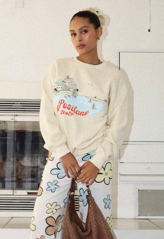 Positano Italy Crewneck