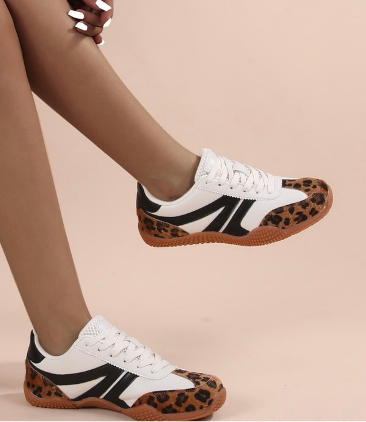 Multi Color Leopard Sneakers