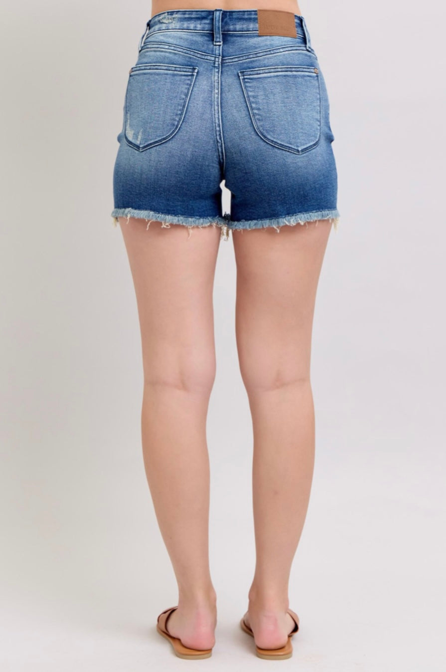 Judy Blue High Waist V Front Short